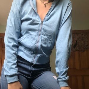 Light blue soffe sweatshirt